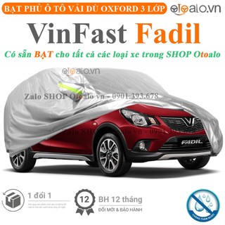 Bạt che phủ ô tô VinFast Fadil 3 lớp cao cấp - OTOALO