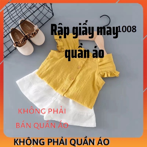 Rập Váy Cho Bé Gái Mã 1008