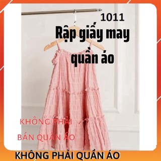 Rập Váy Cho Bé Gái Mã 1011 (Rập Giấy)
