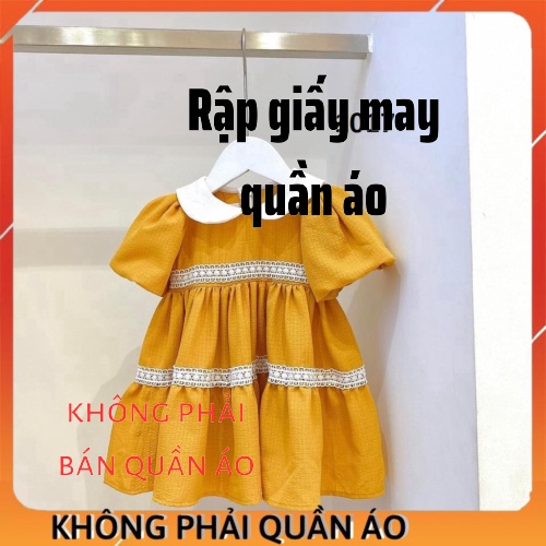 Rập Váy Cho Bé Gái Mã 1017 (Rập Giấy)