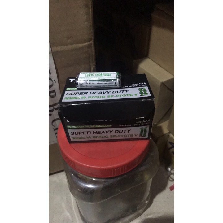 Hộp 40 Viên Pin 3a AAA Toshiba Nhí Remote