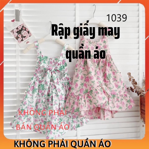 Rập Váy Cho Bé Gái Mã 1039