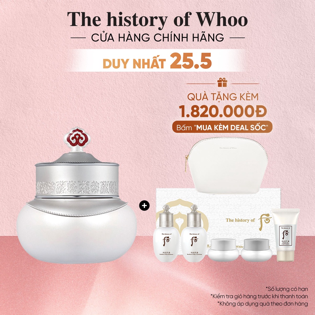 Cao nám sáng da The history of Whoo Gongjinhyang Seol Radiant White Ultimate Corrector