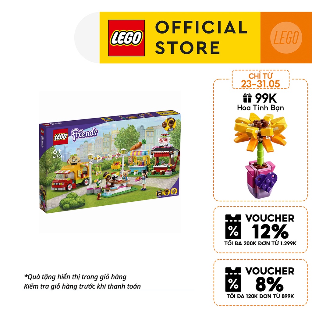 LEGO Friends 41701 Khu Phố Ẩm Thực Heartlake (592 chi tiết)