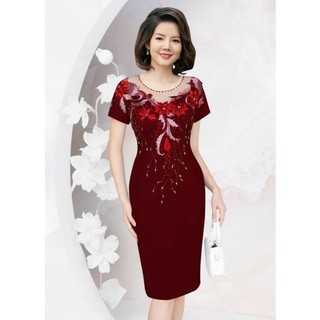 VÁY ĐẦM TRUNG NIÊN DỰ TIỆC CAO CẤP BIGSIZE