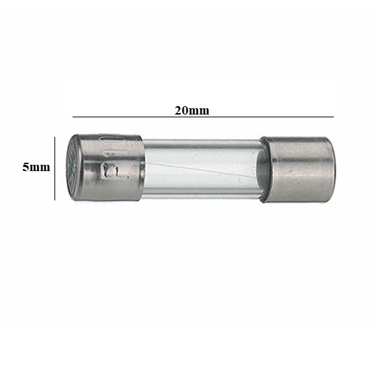Cầu chì ống 0.5A 250V 5X20mm (10 cái)