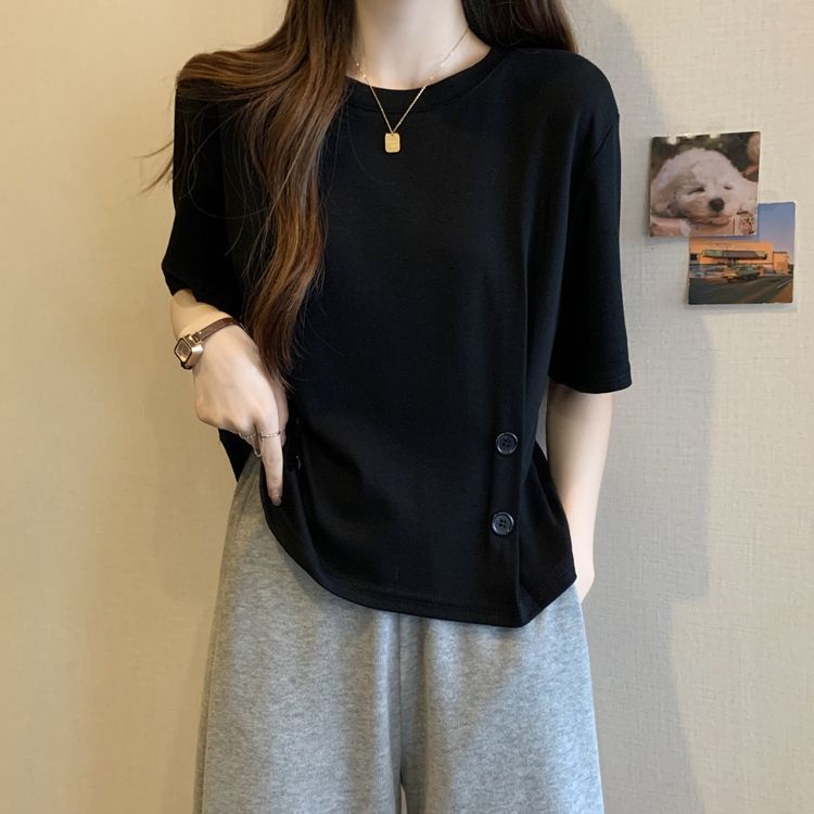 Áo Thun Dáng Ngắn Hở Vai Thời Trang Mùa Hè Cho Nữ