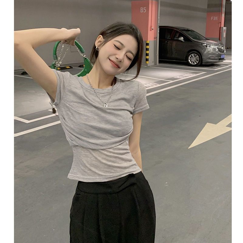 Áo Thun Ngắn Tay Thoải Mái Thời Trang Mùa Hè Cho Nữ