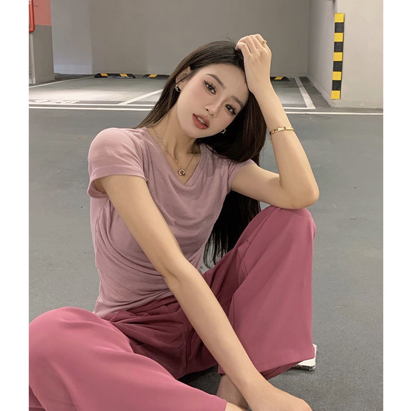 Áo Thun Ngắn Tay Thoải Mái Thời Trang Mùa Hè Cho Nữ