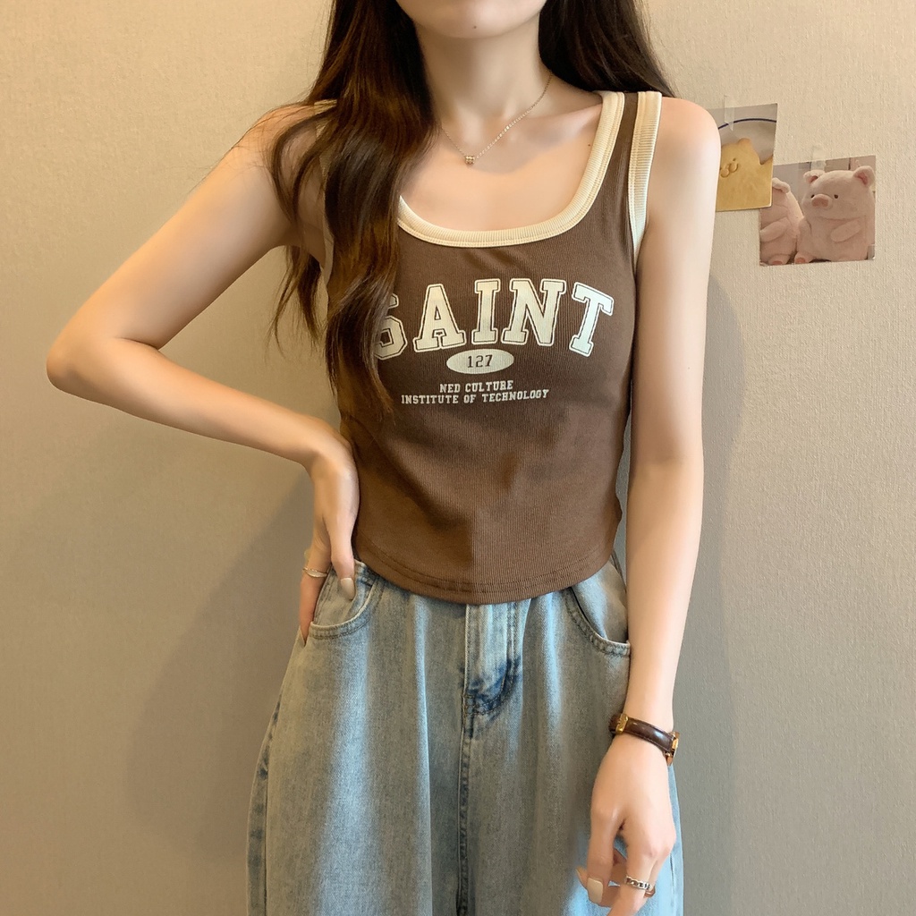 Áo Thun Không Tay Thoải Mái Thời Trang Mùa Hè Cho Nữ