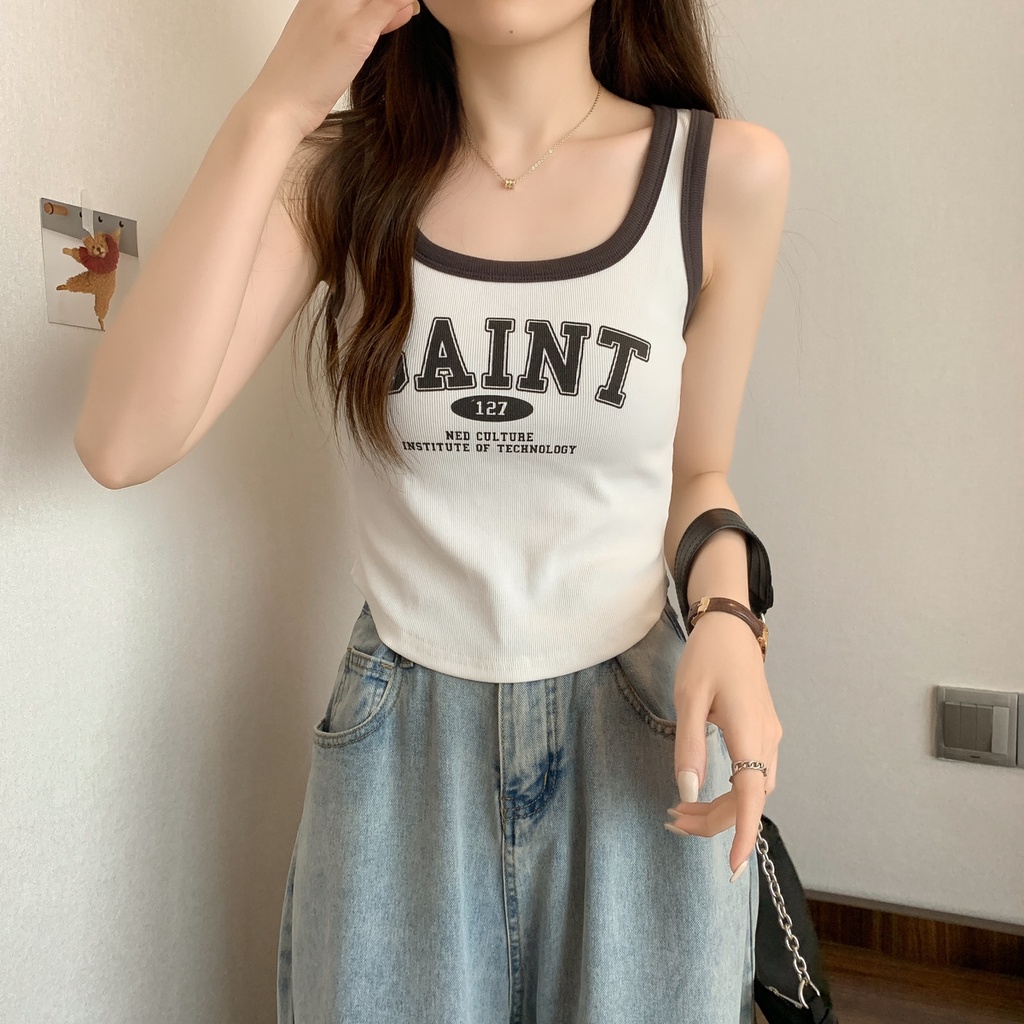 Áo Thun Không Tay Thoải Mái Thời Trang Mùa Hè Cho Nữ