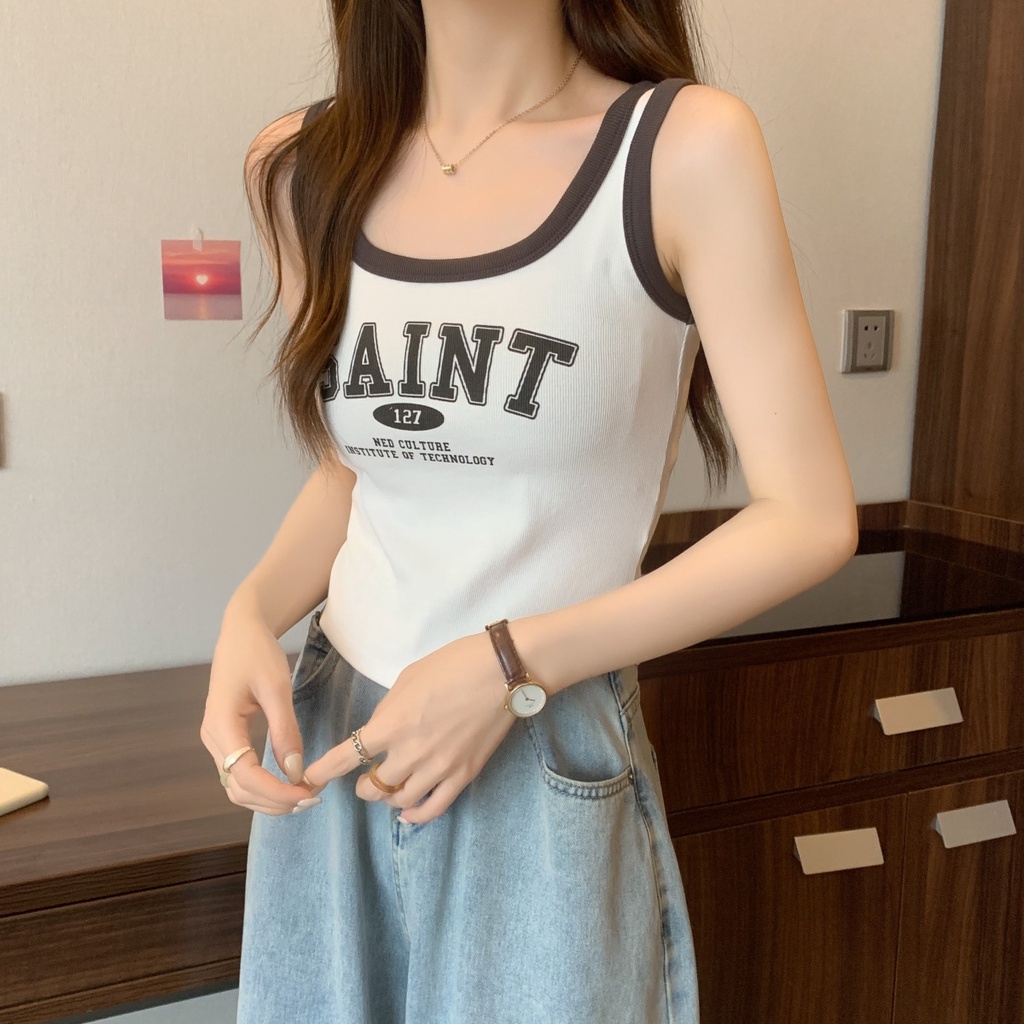 Áo Thun Không Tay Thoải Mái Thời Trang Mùa Hè Cho Nữ