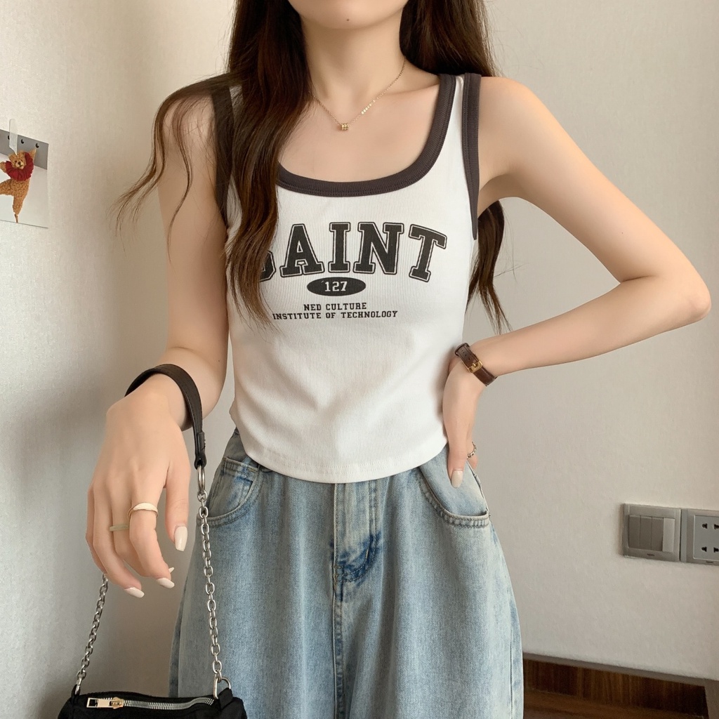 Áo Thun Không Tay Thoải Mái Thời Trang Mùa Hè Cho Nữ