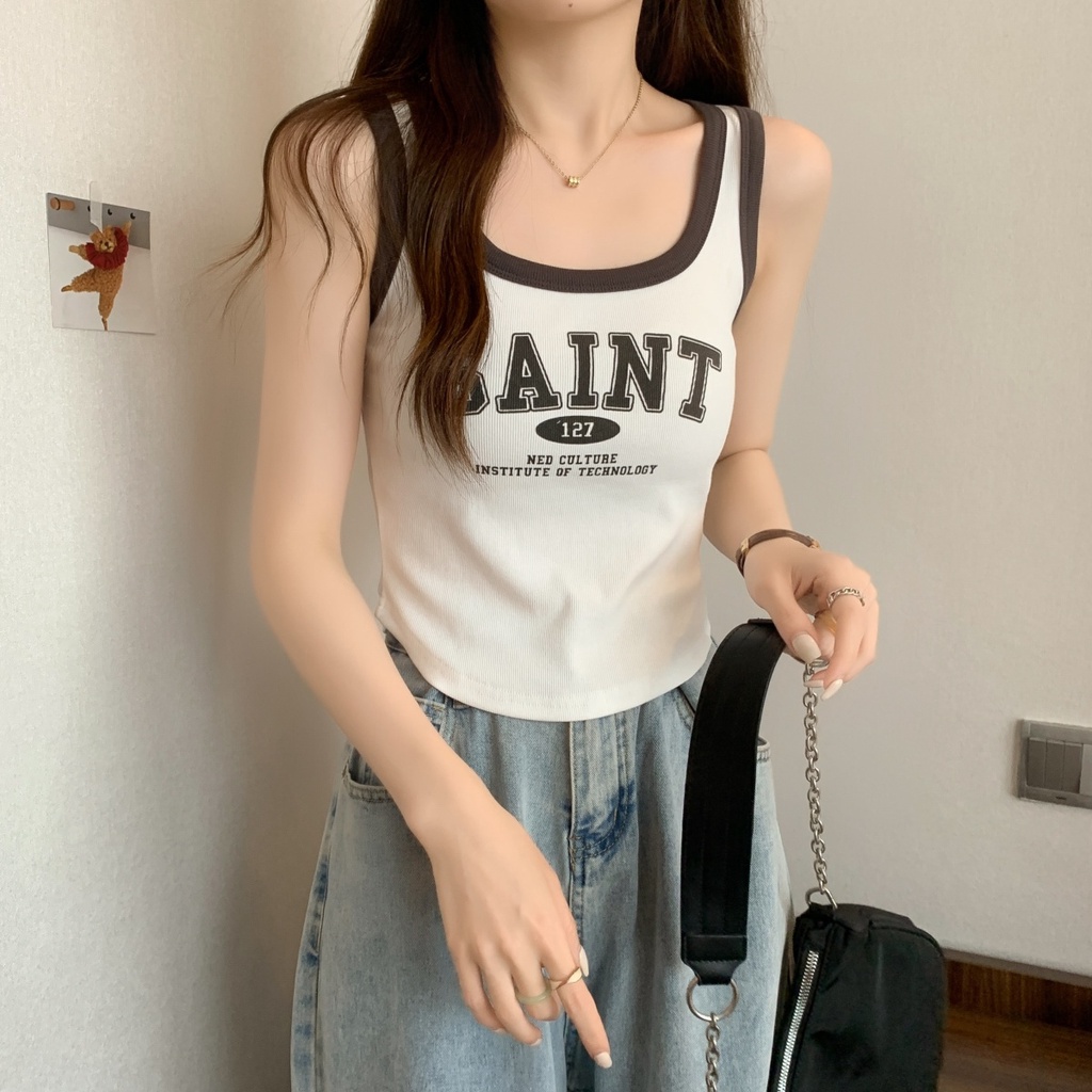 Áo Thun Không Tay Thoải Mái Thời Trang Mùa Hè Cho Nữ