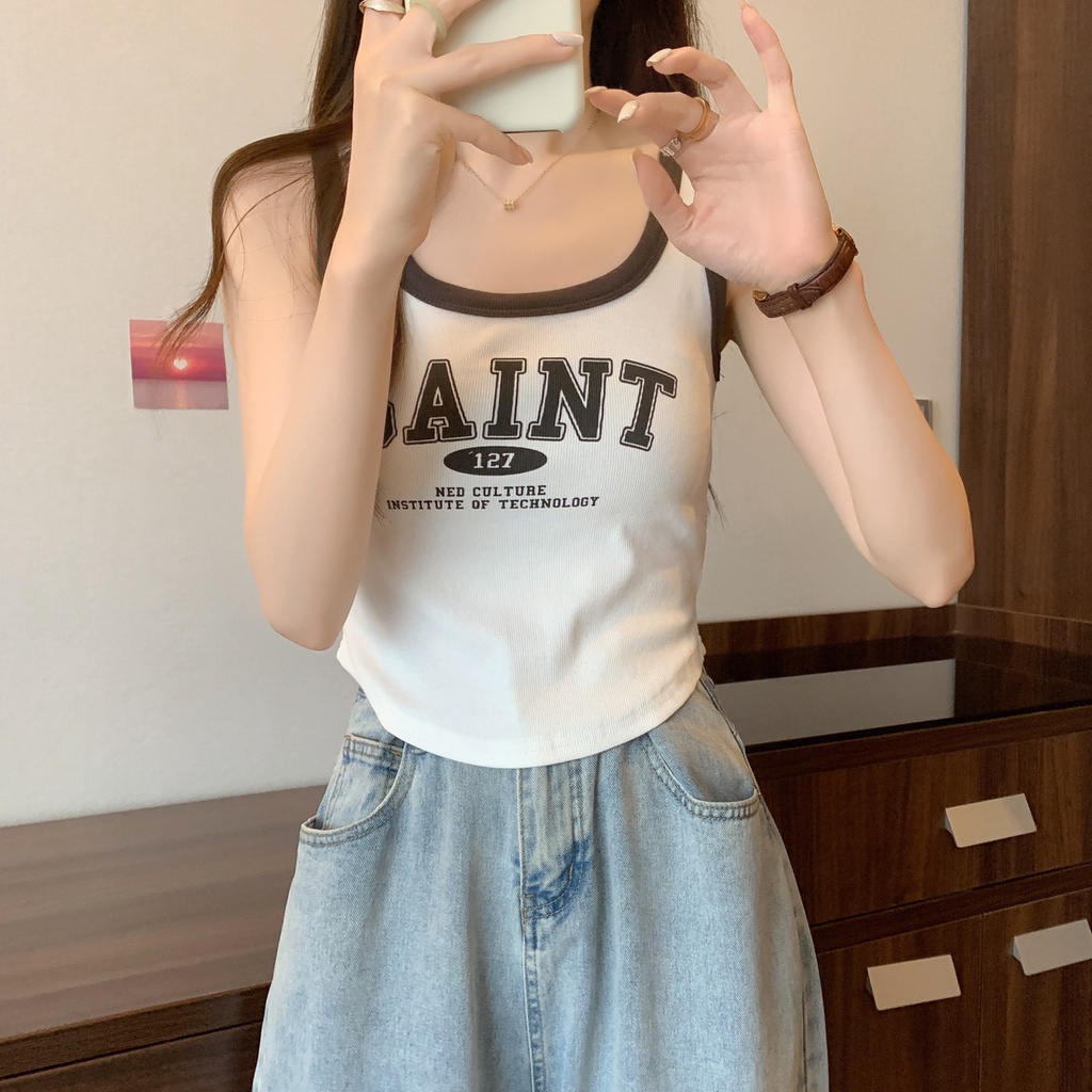 Áo Thun Không Tay Thoải Mái Thời Trang Mùa Hè Cho Nữ