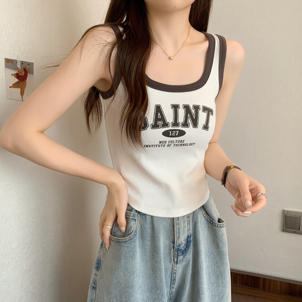 Áo Thun Không Tay Thoải Mái Thời Trang Mùa Hè Cho Nữ