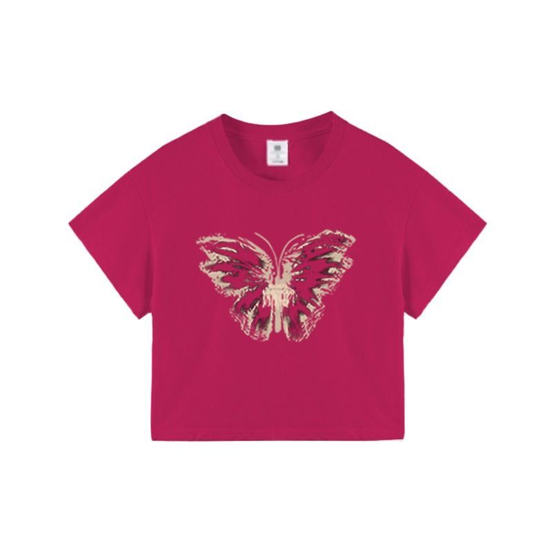 Áo Thun Cotton Ngắn Tay Dáng Ôm Thời Trang Mùa Hè Cho Nữ