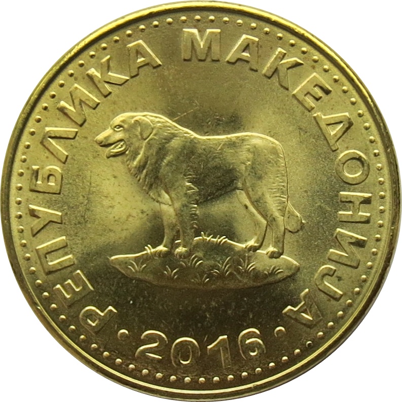 North Macedonia mệnh giá 1 denar