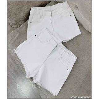 Quần short jean nữ TRẮNG TRƠN TUA LAI thời trang ( HÌNH THẬT ) TTT1