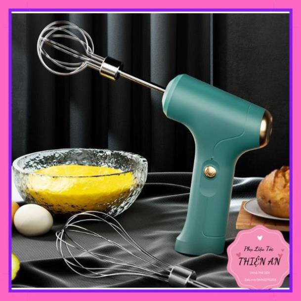 (GIÁ SỈ) Máy đánh trứng - Máy đánh thuốc nhuộm, đánh sữa, đánh bột, máy tạo bọt siêu khỏe, có kèm dây sạc