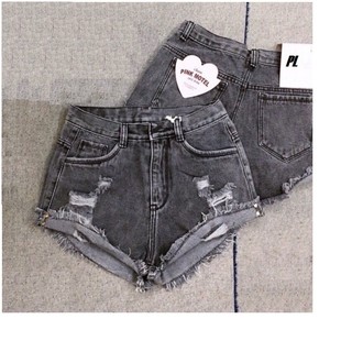 Quần short jean nữ rách b-thang sss2
