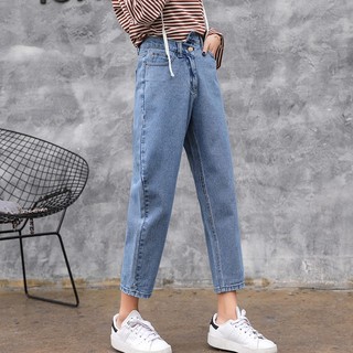 quần jean nữ baggy xanh nhạt size s,m,l TDBG101