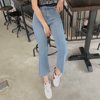 Quần jean nữ ống loe mẫu túi xéo 963 0