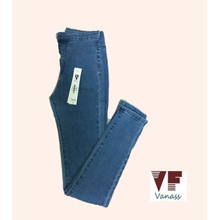 quần jean nữ lưng cao không đỉa chất giãn thoải mái Q2463