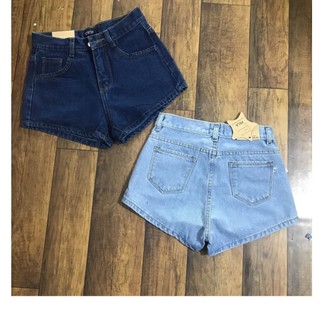 QUẦN SHORT JEAN NỮ TRƠN 2 MÀU HÌNH CHỤP THẬT