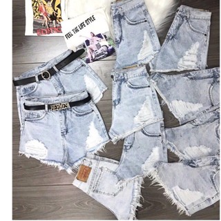 quần short jean nữ rách HAI BÊN 546.4G