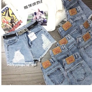 quần short jean nữ RÁCH HAI BÊN 546.300