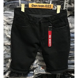 quần short jean đen trơn Q33 ( CÓ MÓC, MÀU NGẪU NHIÊN )