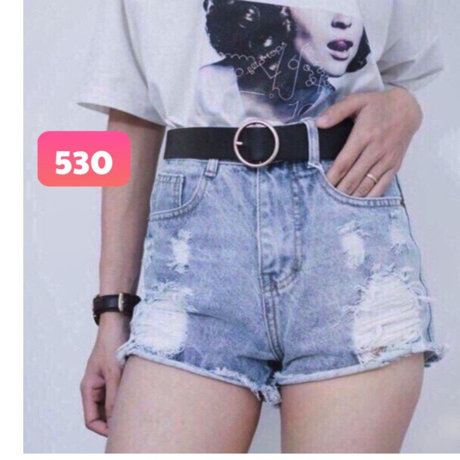 QUẦN SHORT JEAN NỮ 530.5GN