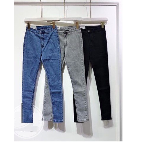 QUẦN JEAN NỮ ĐAI TRƠN SIÊU TÔN GIÁNG KHÔNG TÚI TRƯỚC S.SHOP1.4