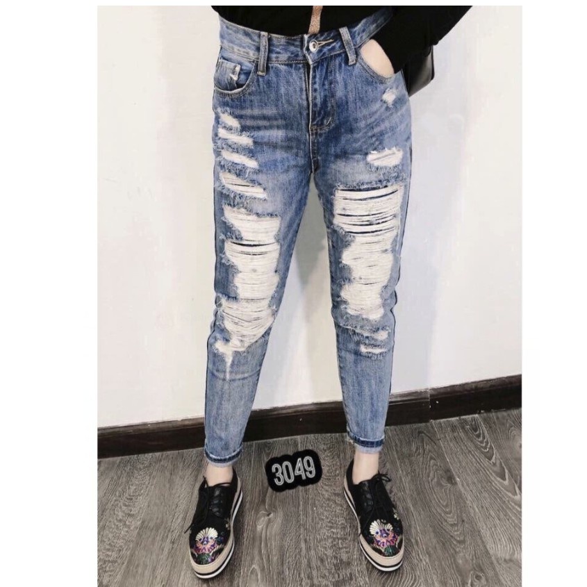 quần jean nữ cao cấp giá rẻ hình thật 3049