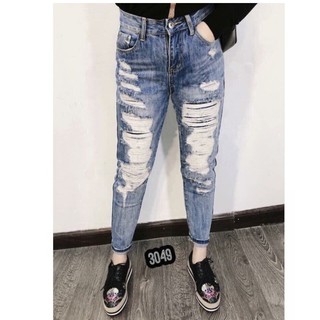 Quần jean nữ cao cấp giá rẻ hình thật 3049