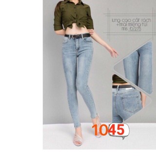 Quần jean nữ cao cấp xanh nhạt 1045 044g