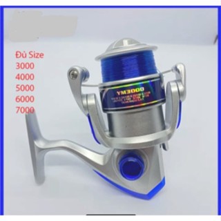 Máy Câu Cá YUMOSHI YM Nhật Bản 12 Vòng Bi - Máy Câu Đứng Đủ Size 2000,3000, 4000, 5000, 6000, 7000