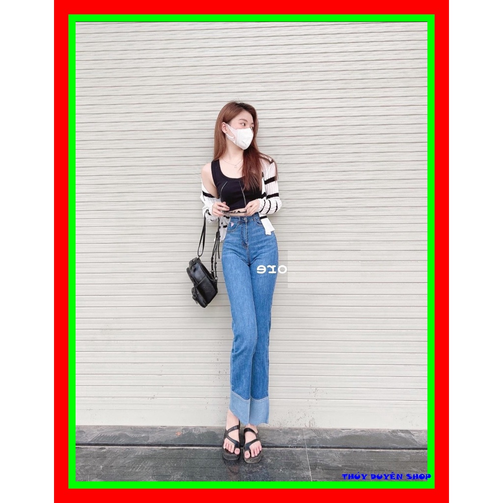 Quần bò jean nữ ống suông LAI LÊN và hình TIM  mẫu jean girls quần bò đứng rộng suông co giãn jeans cao cấp Hottrend mới