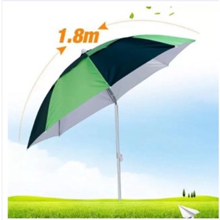 Ô Câu Cá Ô Dù Che Nắng Mưa Hình Xanh Dọc Dưa,giọt nước 1.8m Siêu Bền Đẹp