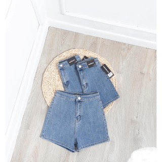 Quần SHORT jean nữ kiểu KHÔNG ĐAI không túi trước chất jean GIÃN tốt V1-13