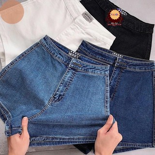 Quần SHORT jean nữ kiểu KHÔNG ĐAI không túi trước chất jean GIÃN tốt ( 5 màu ) s-241