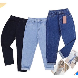 Quần jean nữ baggy nhiều màu trơn a4-1