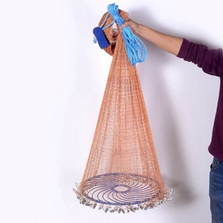 Chài dù đánh cá chài rút đĩa bay ufo sợi dù thái lan cao cấp đủ size