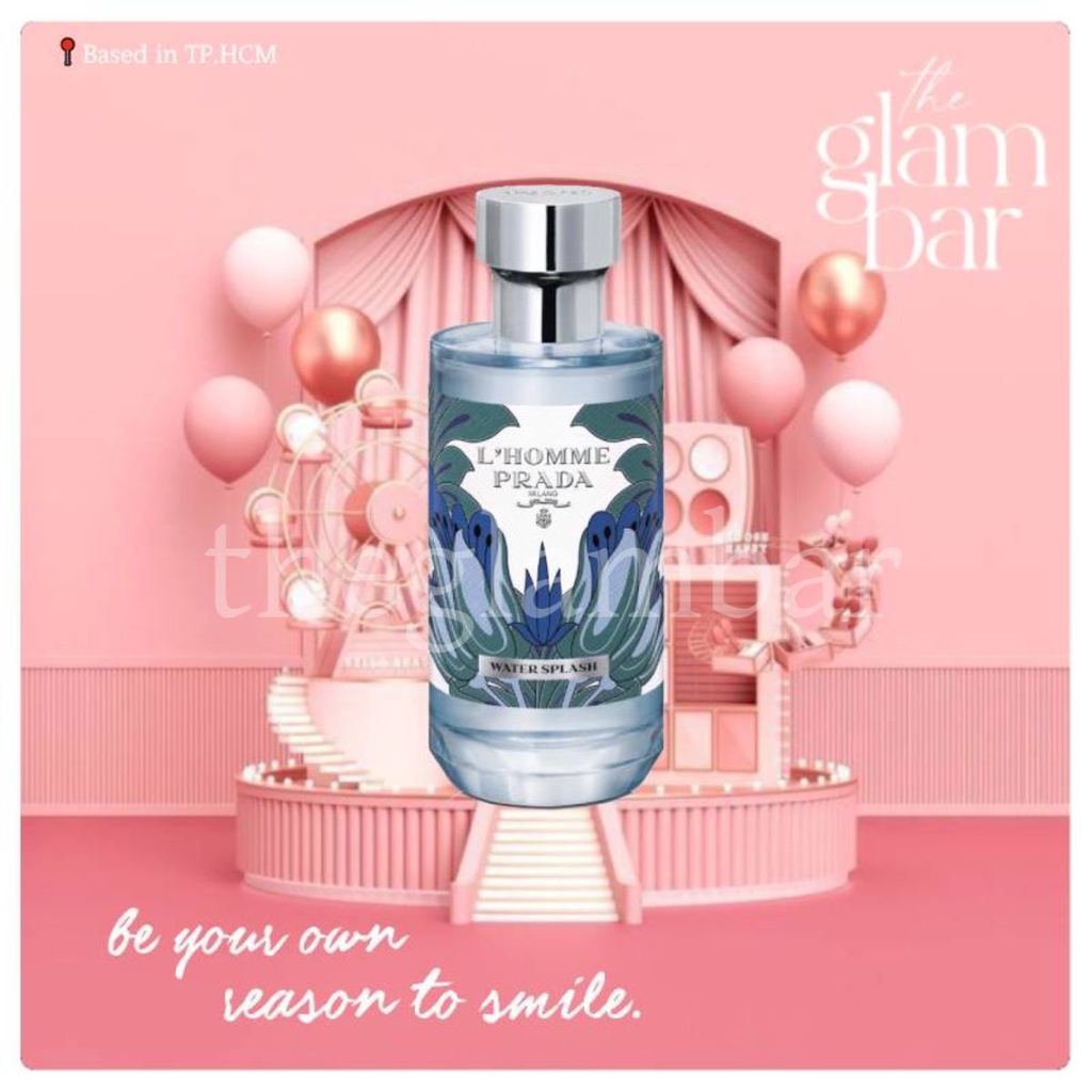 𝐭𝐡𝐞𝐠𝐥𝐚𝐦𝐛𝐚𝐫 ★ Nước hoa Prada L'homme Water Splash EDT (5ml-10ml-20ml)