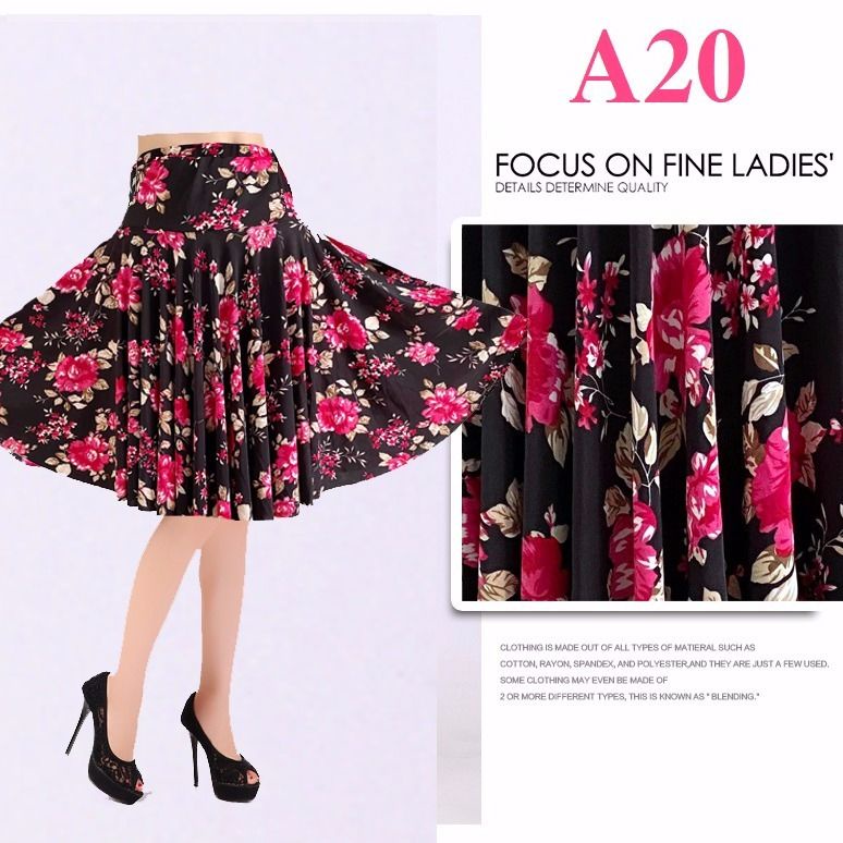 Chân Váy Khiêu Vũ Dáng Vuông Bảo Vệ Toàn Diện Dành Cho Phụ Nữ Trung Niên L 5.23