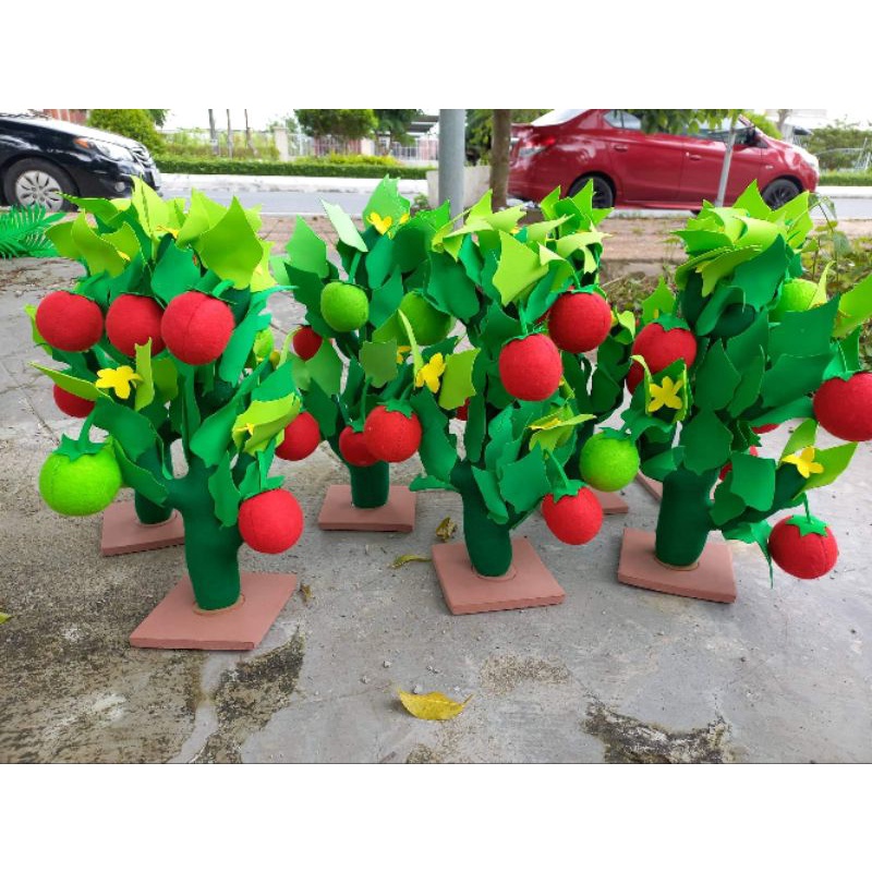 Mô hình cây bằng nỉ nhồi bông