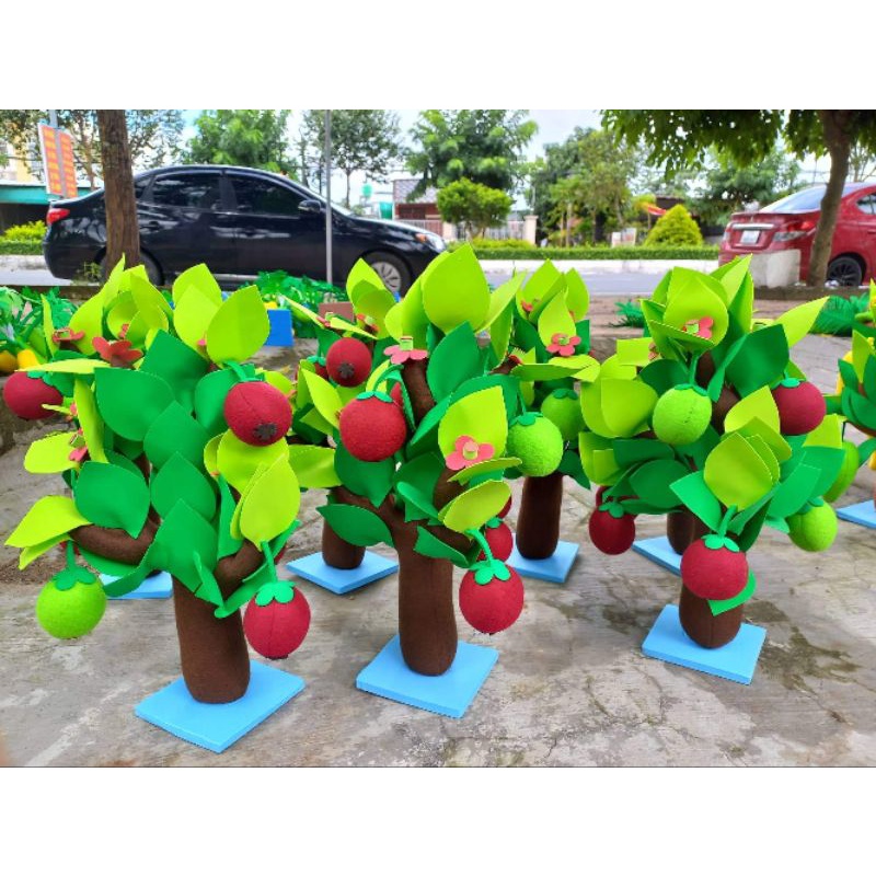 Mô hình cây bằng nỉ nhồi bông