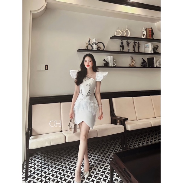 Đầm Cánh Tiên Đính 🦋 Đá Siêu Sang Chảnh