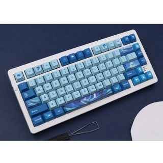 BỘ KEYCAP OCEAN BIỂN CẢ CHERRY PROFILE PBT DYESUB TƯƠI MÁT
